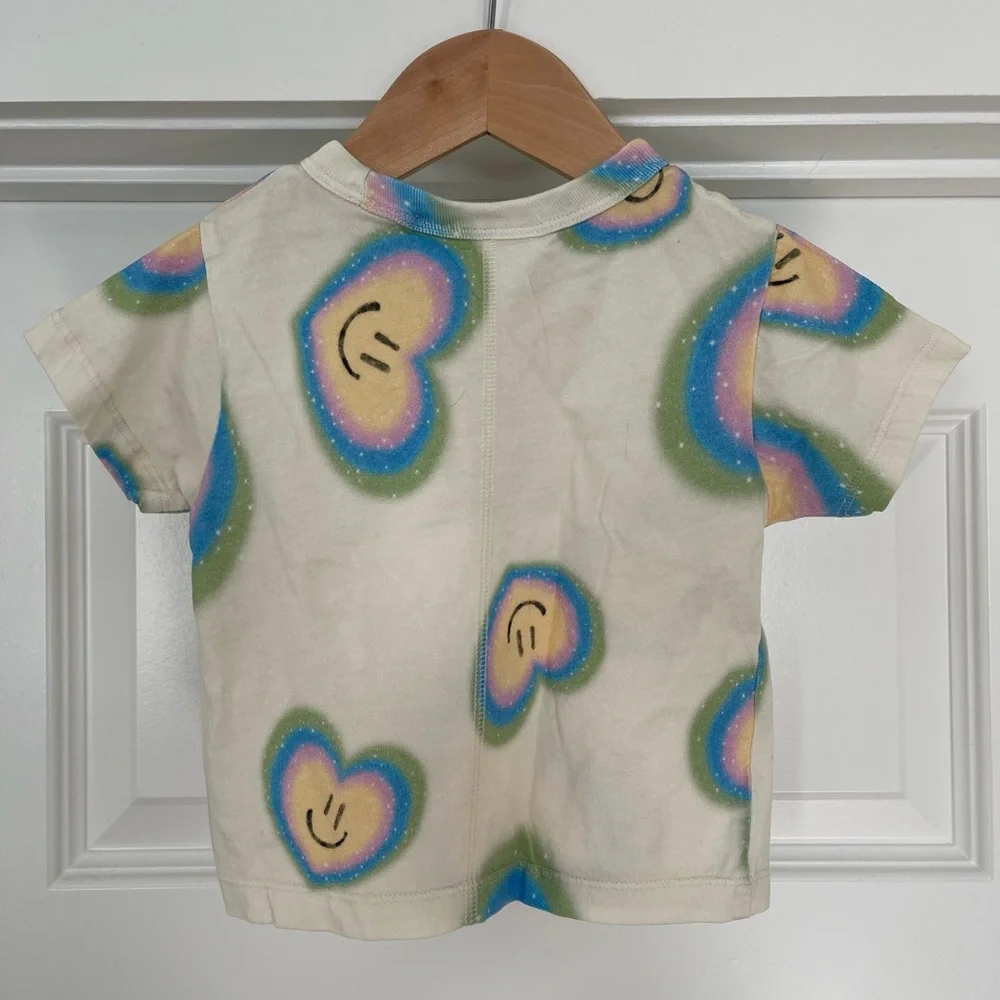 Milo Girls Rabecke Shirt - Aura Hearts - Picture 3 of 5